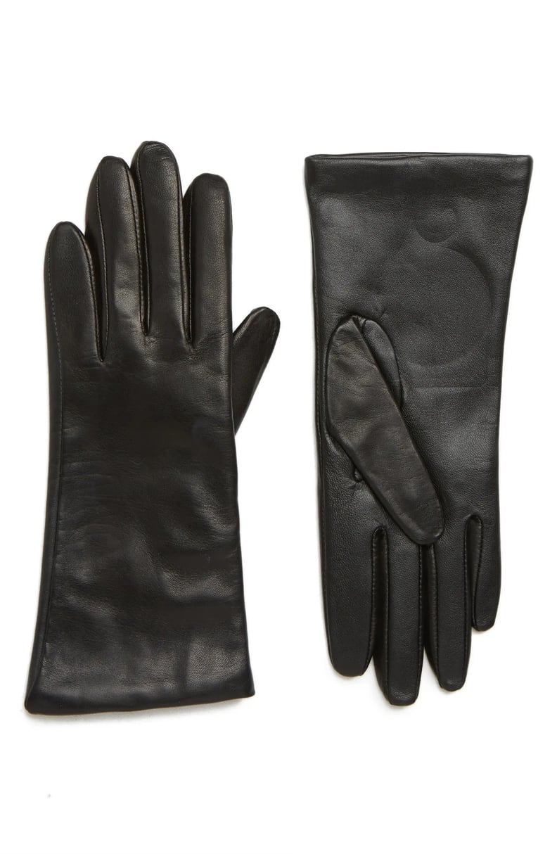 To Stay Warm: Nordstrom Cashmere Lined Leather Touchscreen Gloves