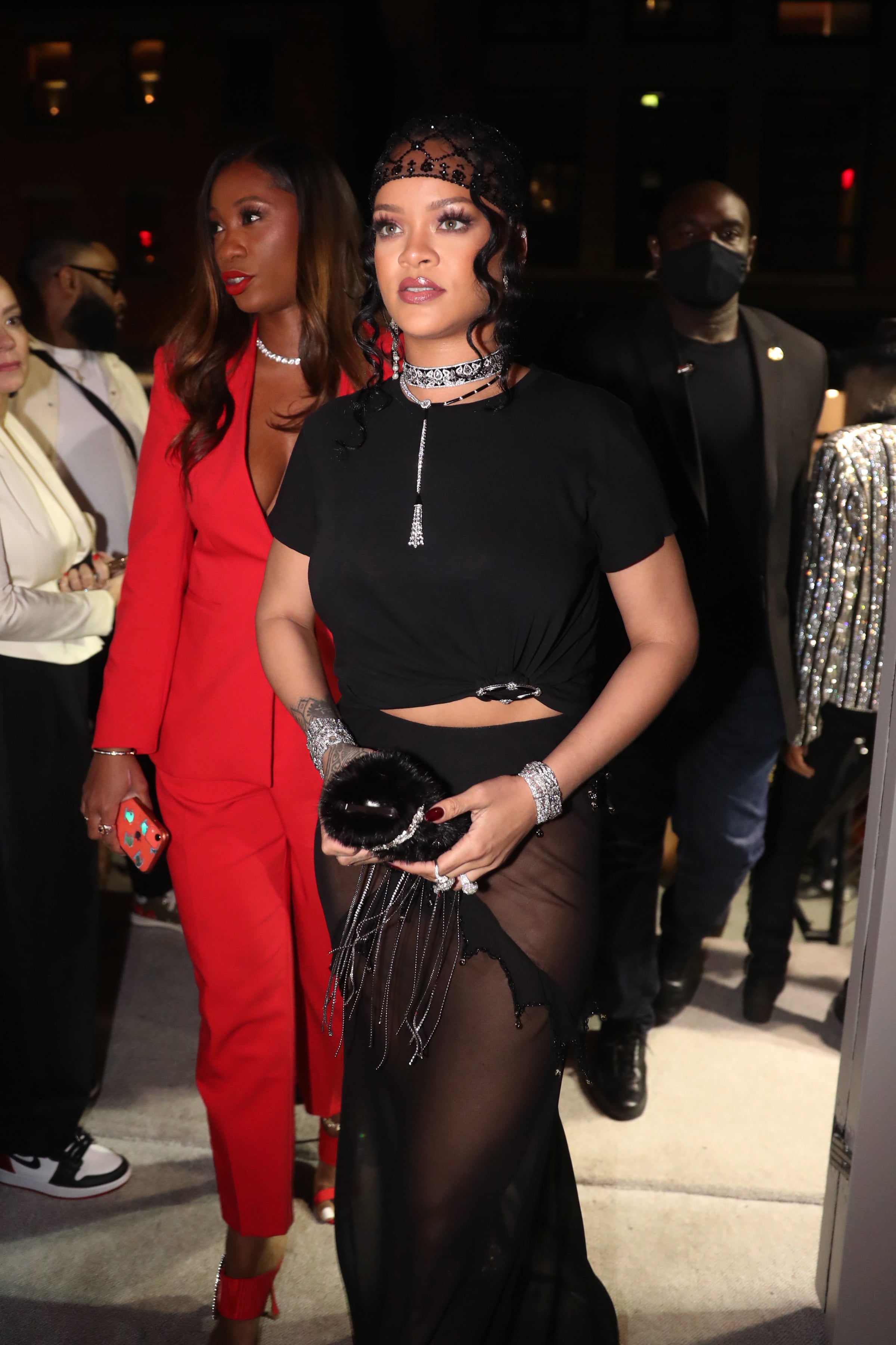 Rihanna Dares to Bare in Ultra-Sheer Met Gala After-Party Look