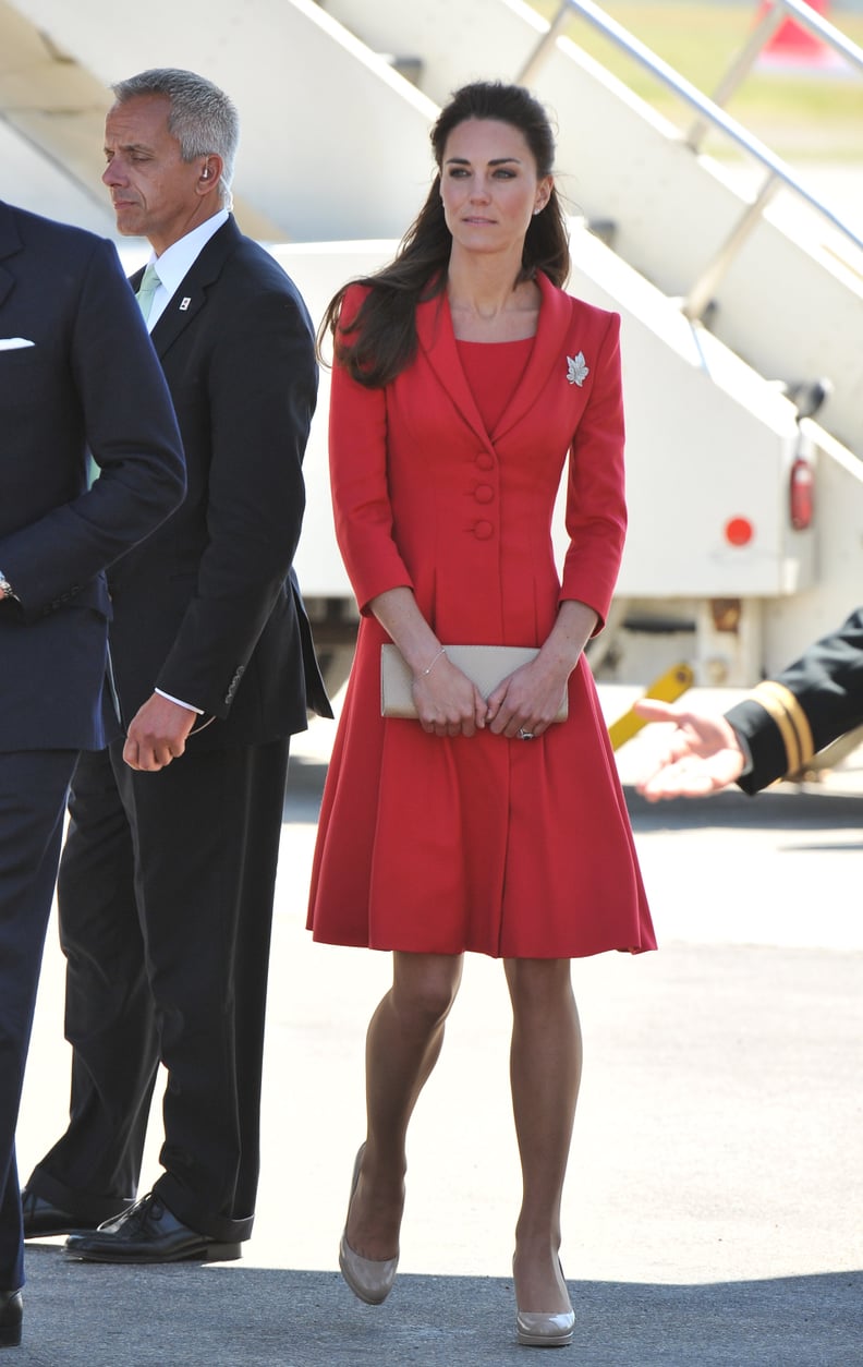 Kate Middleton Arriving in Calgary in 2011