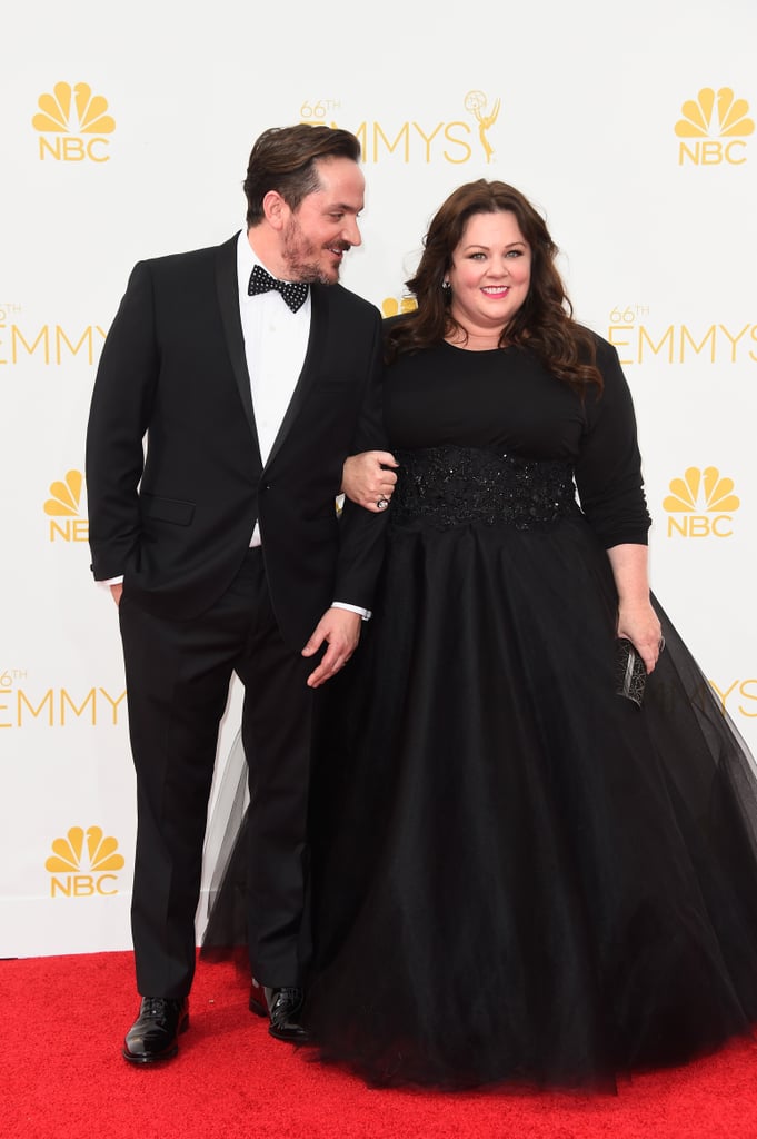 The dynamic duo wowed in black on the red carpet at the 2014 Emmys.