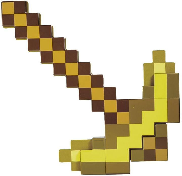 Minecraft Transforming Gold Sword & Pickaxe ($25, originally $30)