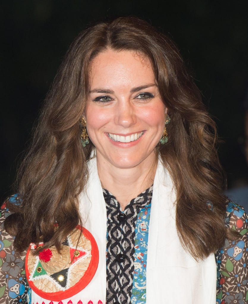 Shortly after her arrival in the Guwahati region, Kate's hair was loose and down — she looked refreshed and gorgeous.