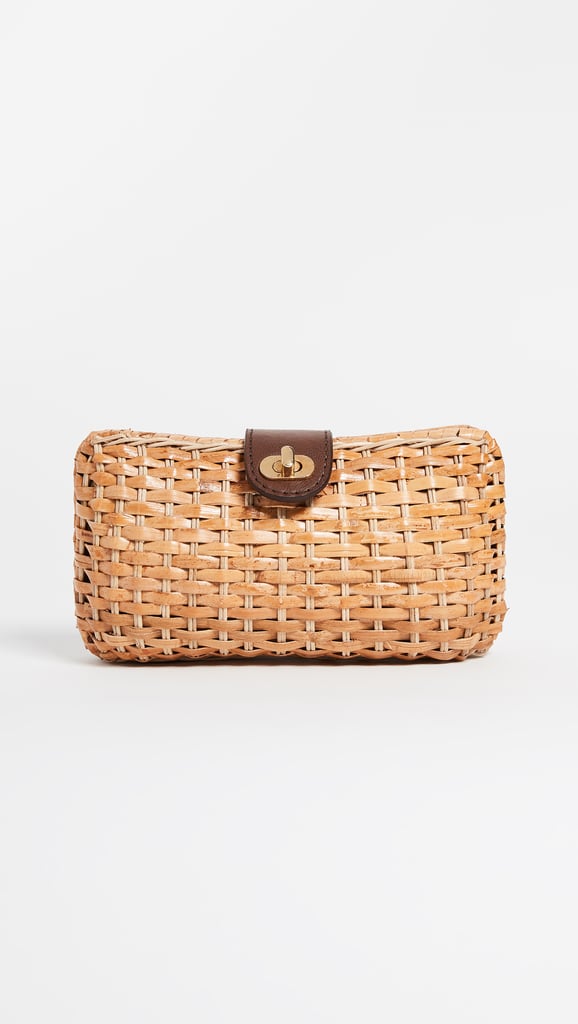 Kayu Crete Wicker Clutch