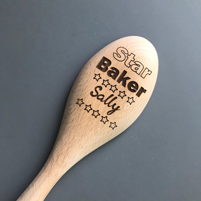A Custom Gift: Star Baker Personalized Wooden Spoon