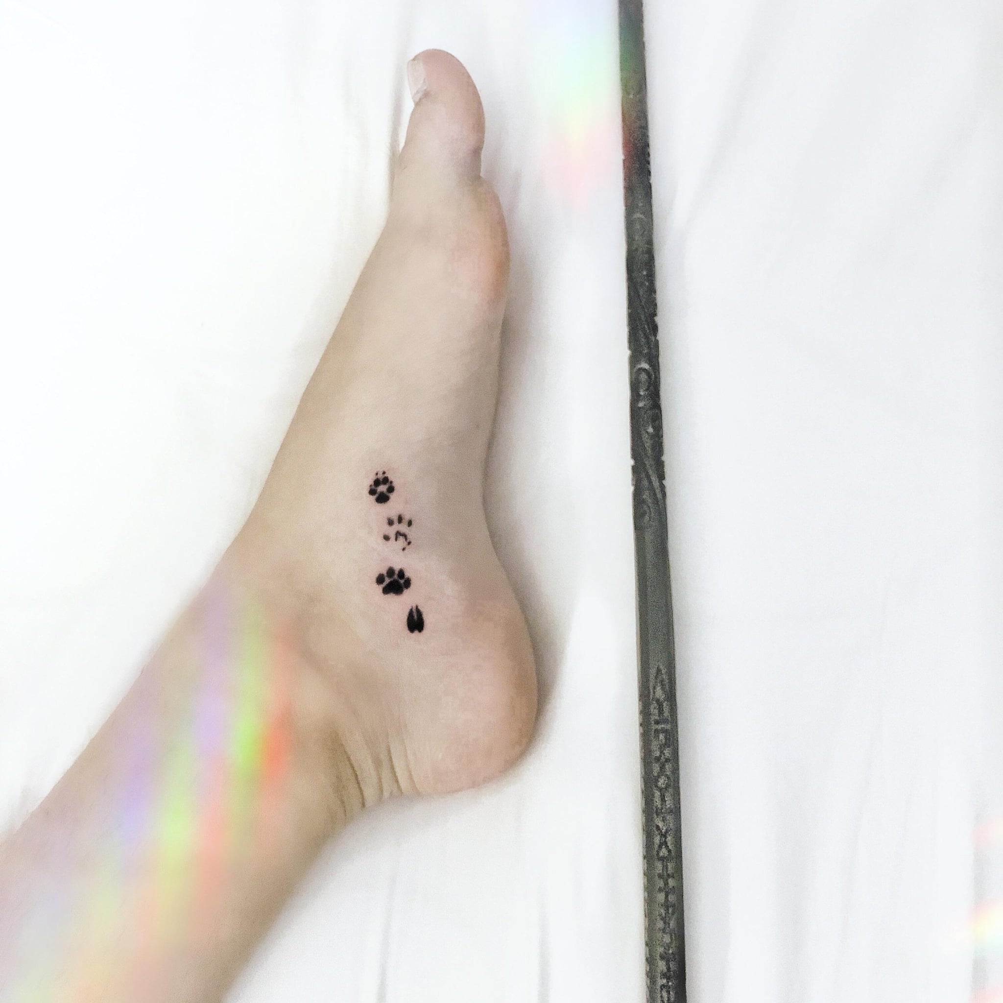 Harry Potter Marauders Animal Footprint Tiny Tattoo | POPSUGAR Beauty