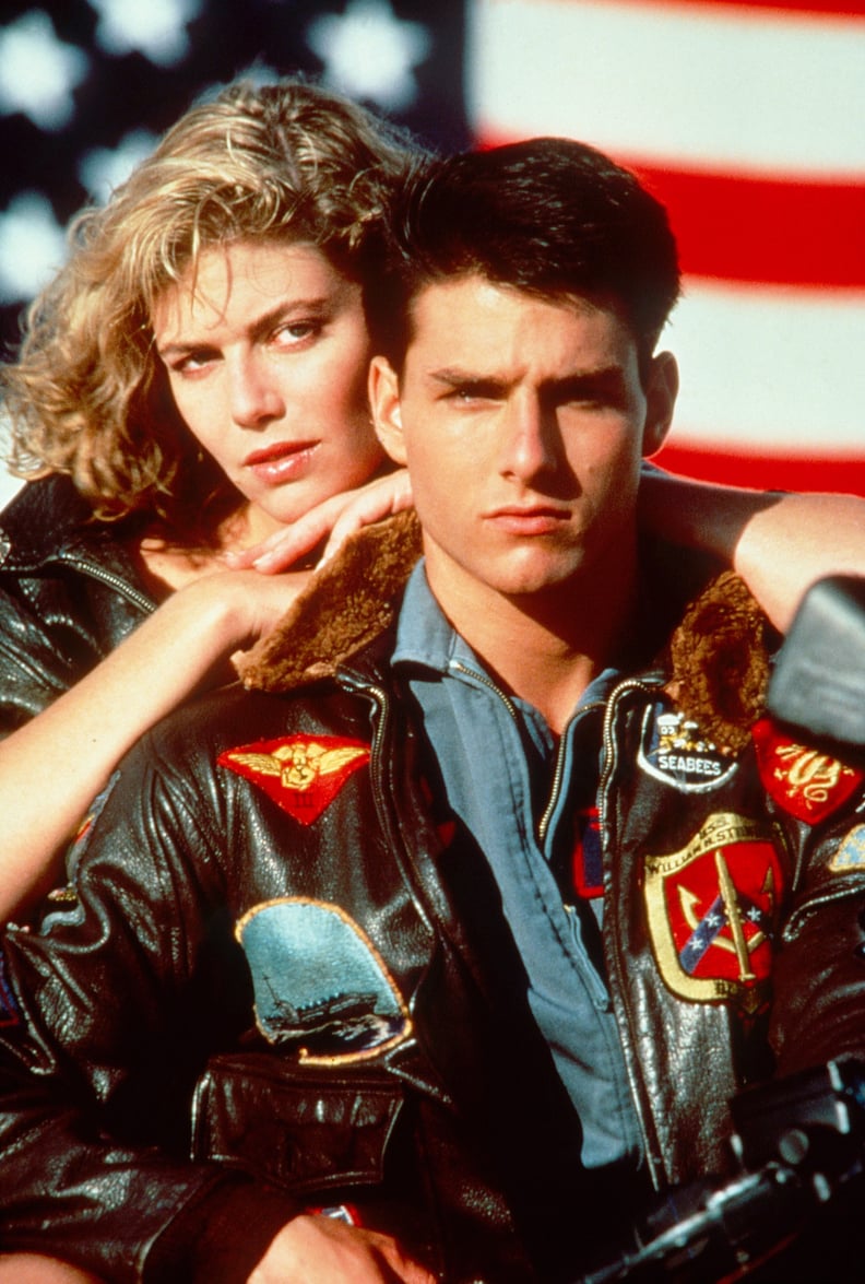 TOP GUN, from left: Kelly McGillis, Tom Cruise, 1986. ph:  Paramount / courtesy Everett Collection