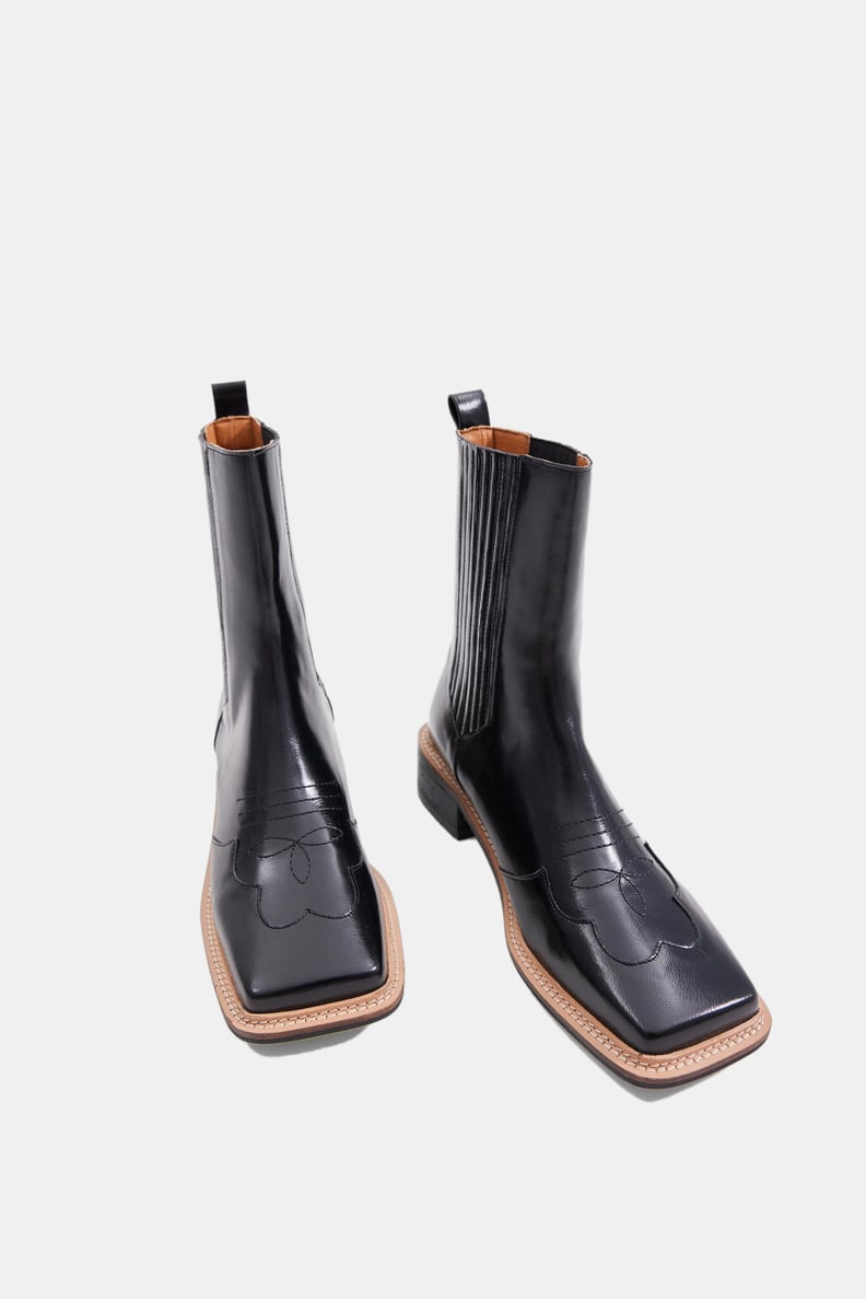 Source Unknown Western Chelsea Boots in Black