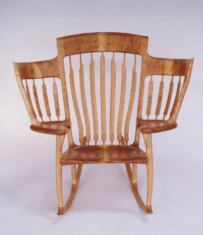 Dad Makes Rocking Chair to Read to 3 Kids at Once