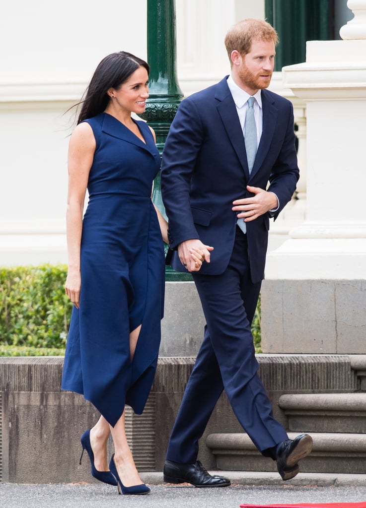 Meghan Markle Wears Dion Lee Dress October 2018