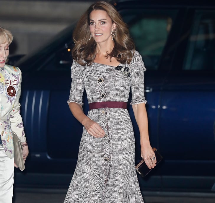 Kate Middleton Plaid Erdem Dress October 2018