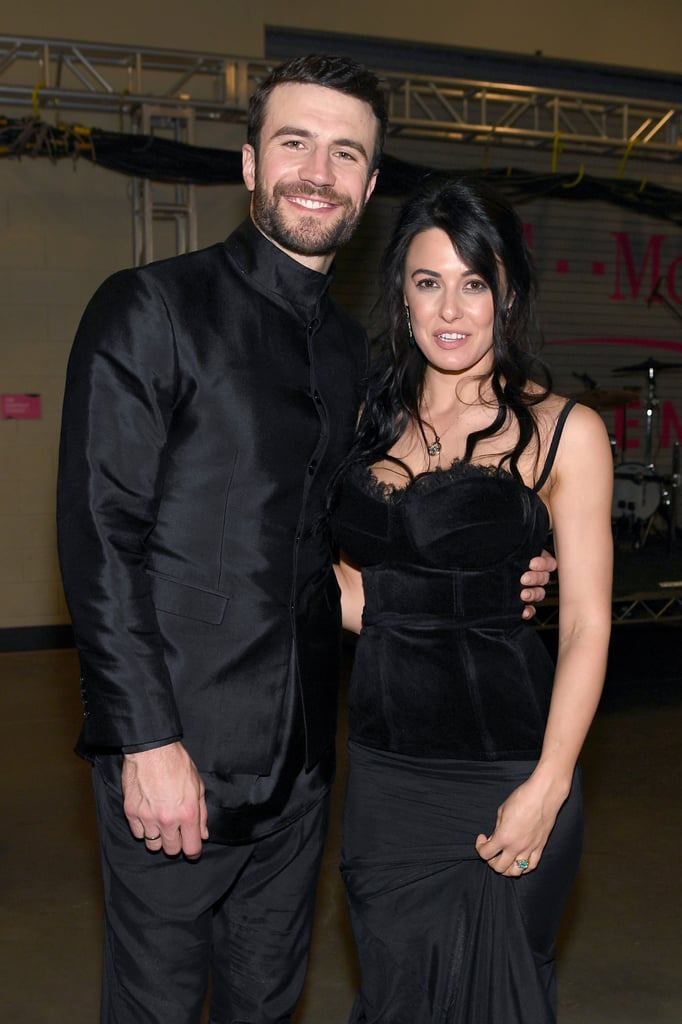 Sam Hunt and Hannah Lee Fowler at the 2017 ACM Awards