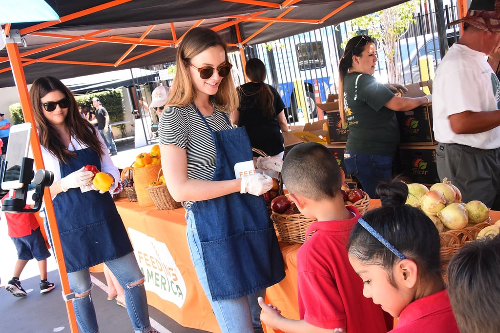 Leighton Meester and Adam Brody Feeding America Event 2017