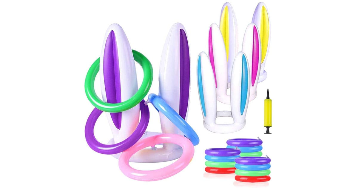 Easter Toys Game Inflatable Bunny Ears Ring Toss Easter Toys for