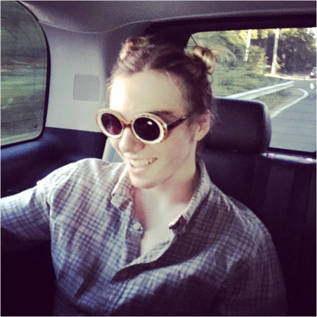 Madonna shared a silly snap of her son Rocco, captioning it, "Independent in mind and spirit!"