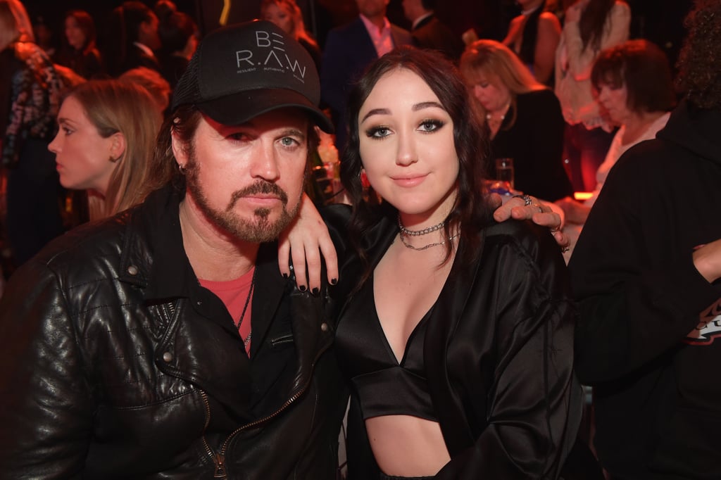 Noah and Billy Ray Cyrus at the 2017 MTV Movie and TV Awards