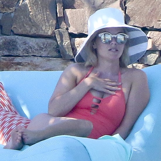Reese Witherspoon Wearing Red Swimsuit