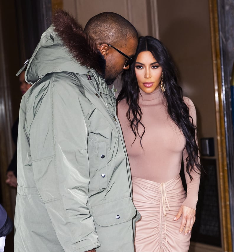 Kim Kardashian and Kanye West at the SKIMS Nordstrom Launch | POPSUGAR ...