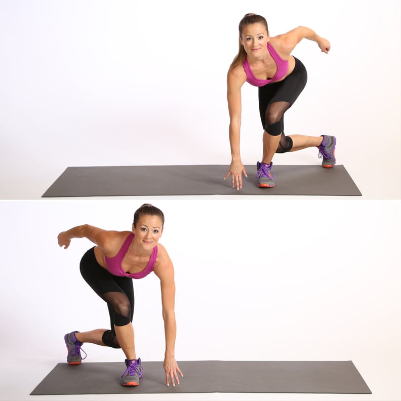 Reverse Lunge to Single-Leg Hop, This 20-Minute Abs and Glutes Workout Is  Just 4 Bodyweight Moves