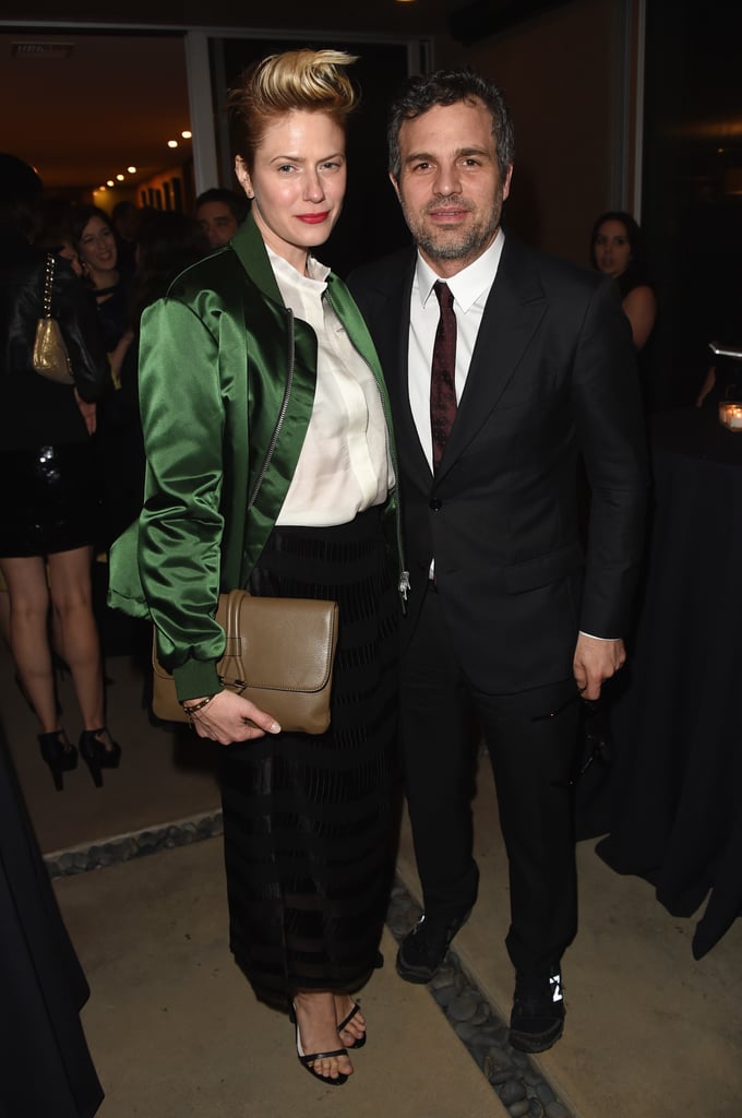 Mark Ruffalo and Sunrise Coigney stepped out for the Sony Pictures party on Saturday.