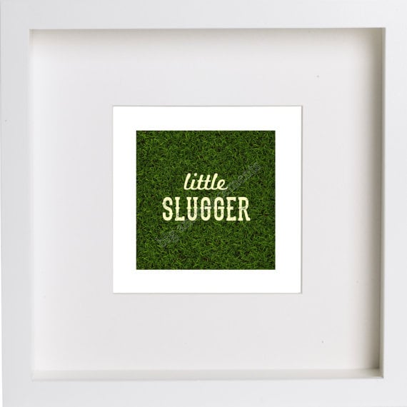 baseball-themed sign