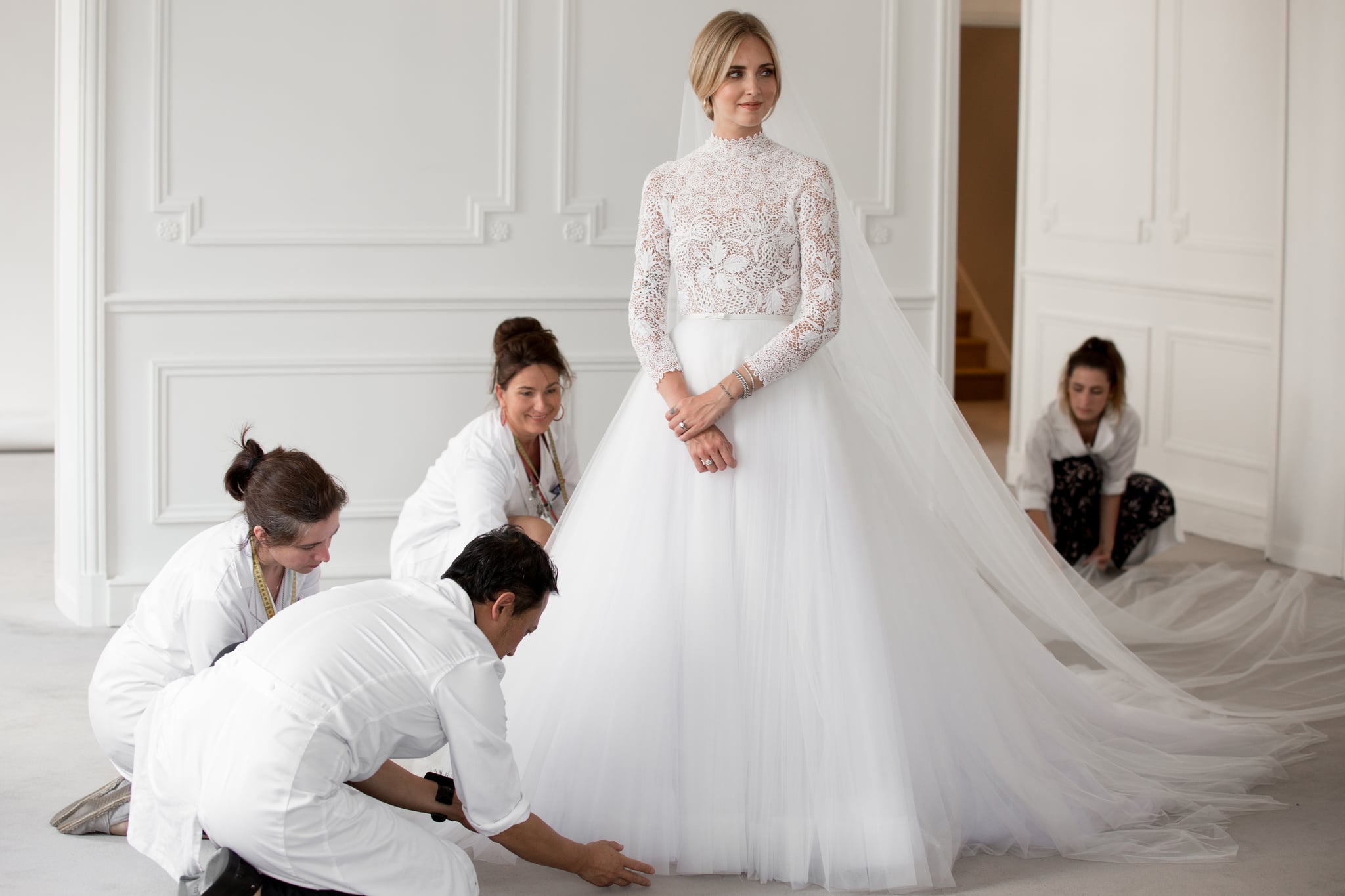 chiara dior wedding dress