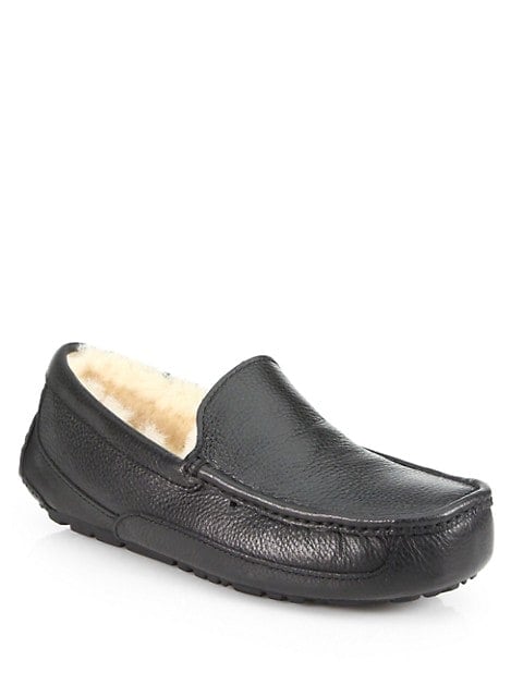 UGG Ascot Leather Slippers