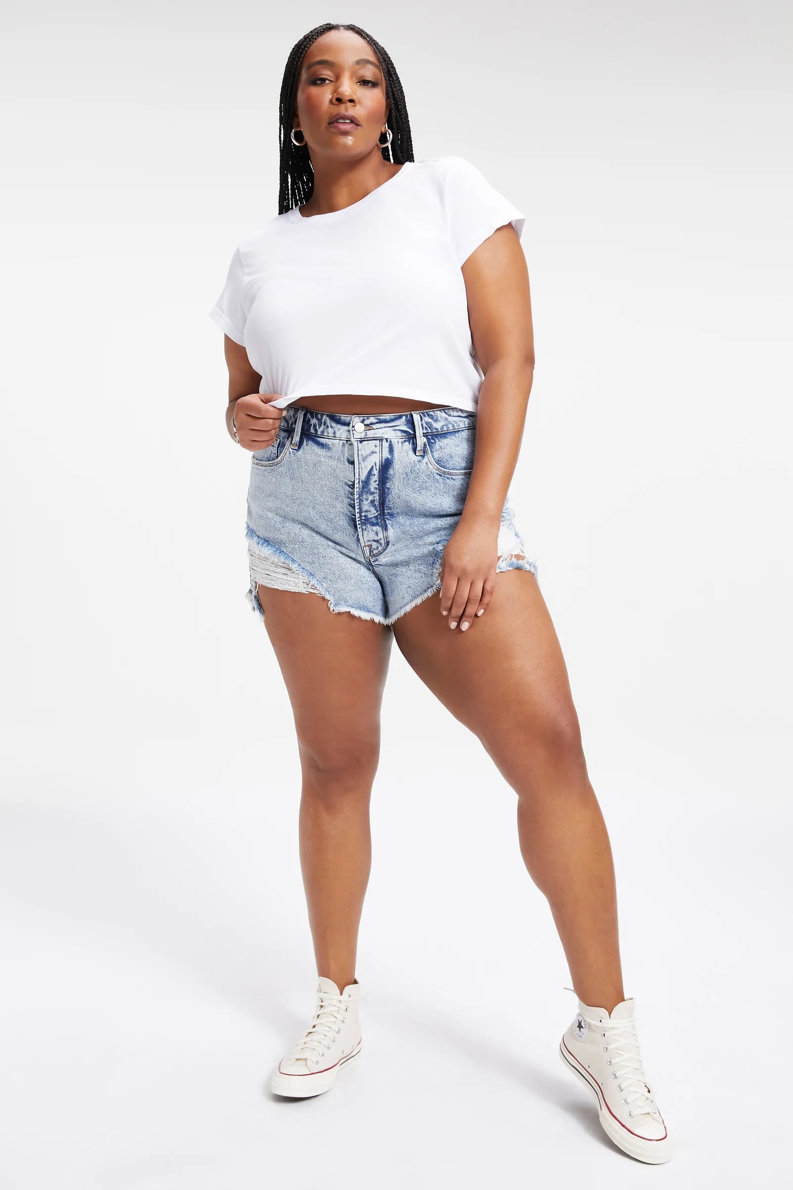 Plus size sales daisy dukes shorts