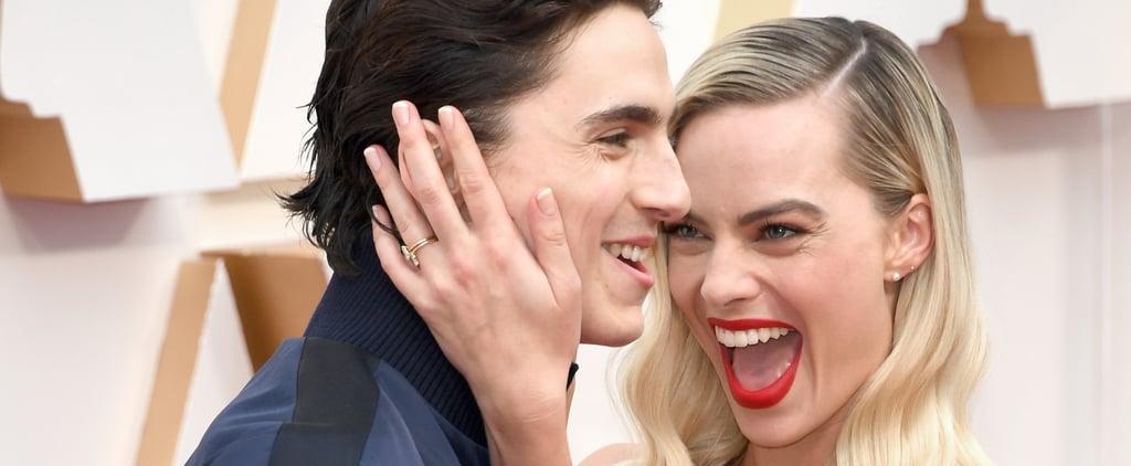 Timothée Chalamet Photobombs Margot Robbie at 2020 Oscars