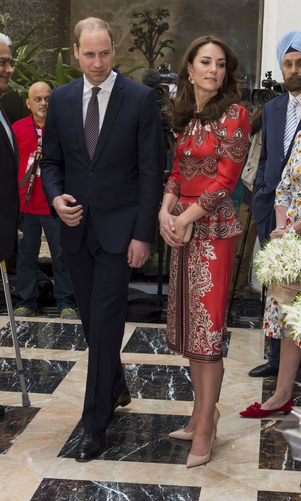 Kate Middleton Wears Alexander McQueen Dress in Mumbai
