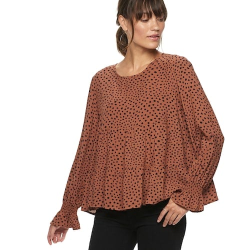 POPSUGAR Tiered-Sleeve Top