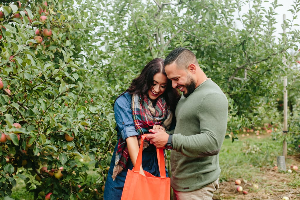 Apple Orchard Engagement Shoot