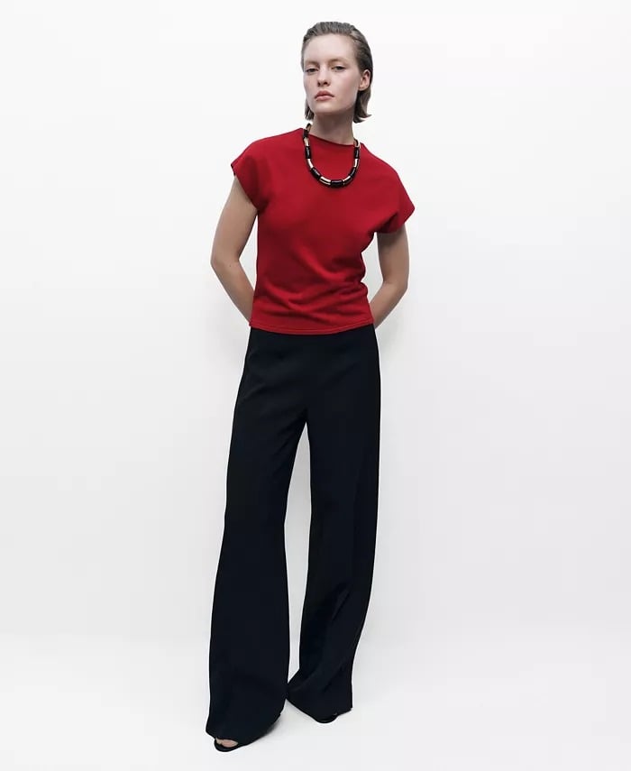 Mango Sleeveless Fine Knit Sweater
