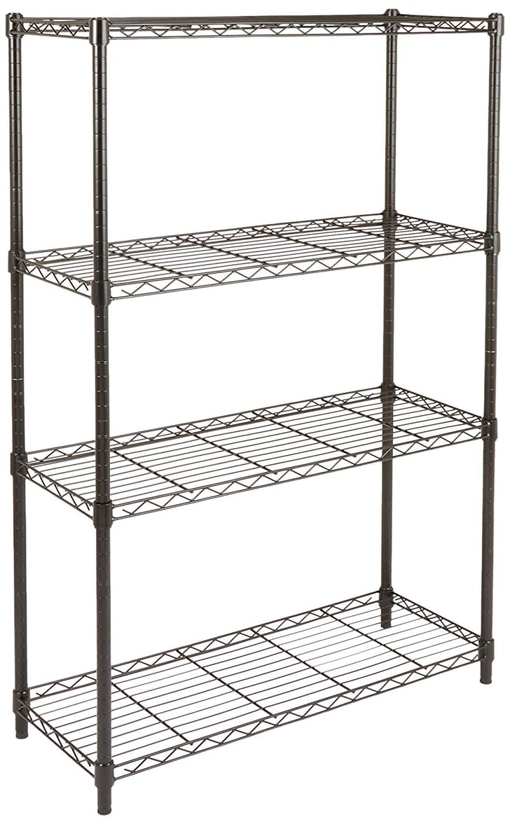 AmazonBasics 4Shelf Shelving Unit Best Garage Organisers POPSUGAR