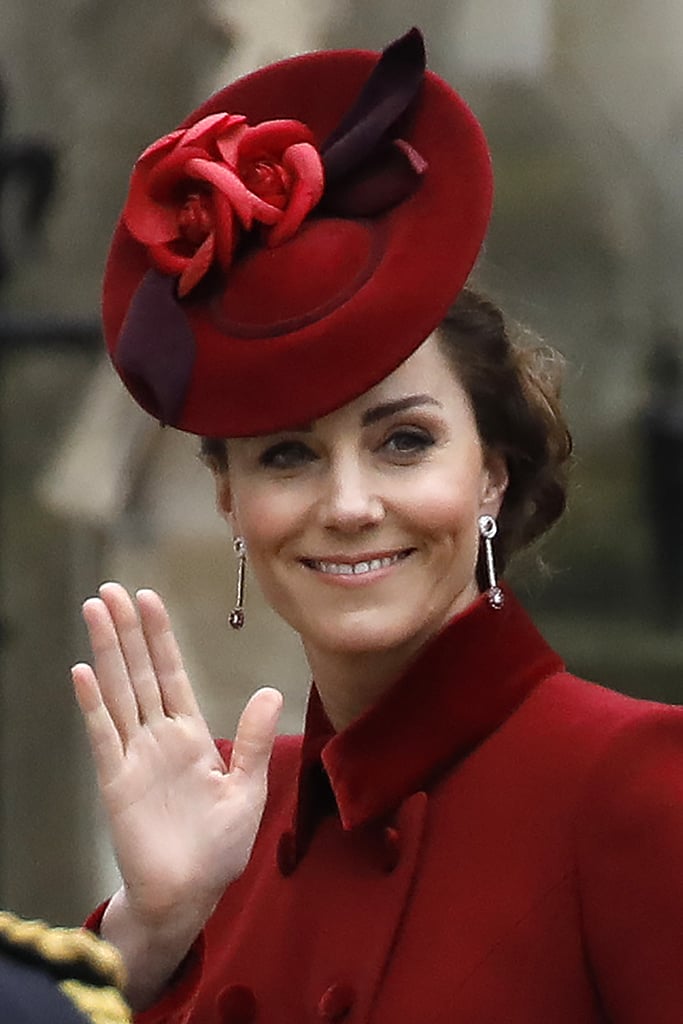 Kate Middleton at Commonwealth Day 2020 | Kate Middleton's Red Outfit ...