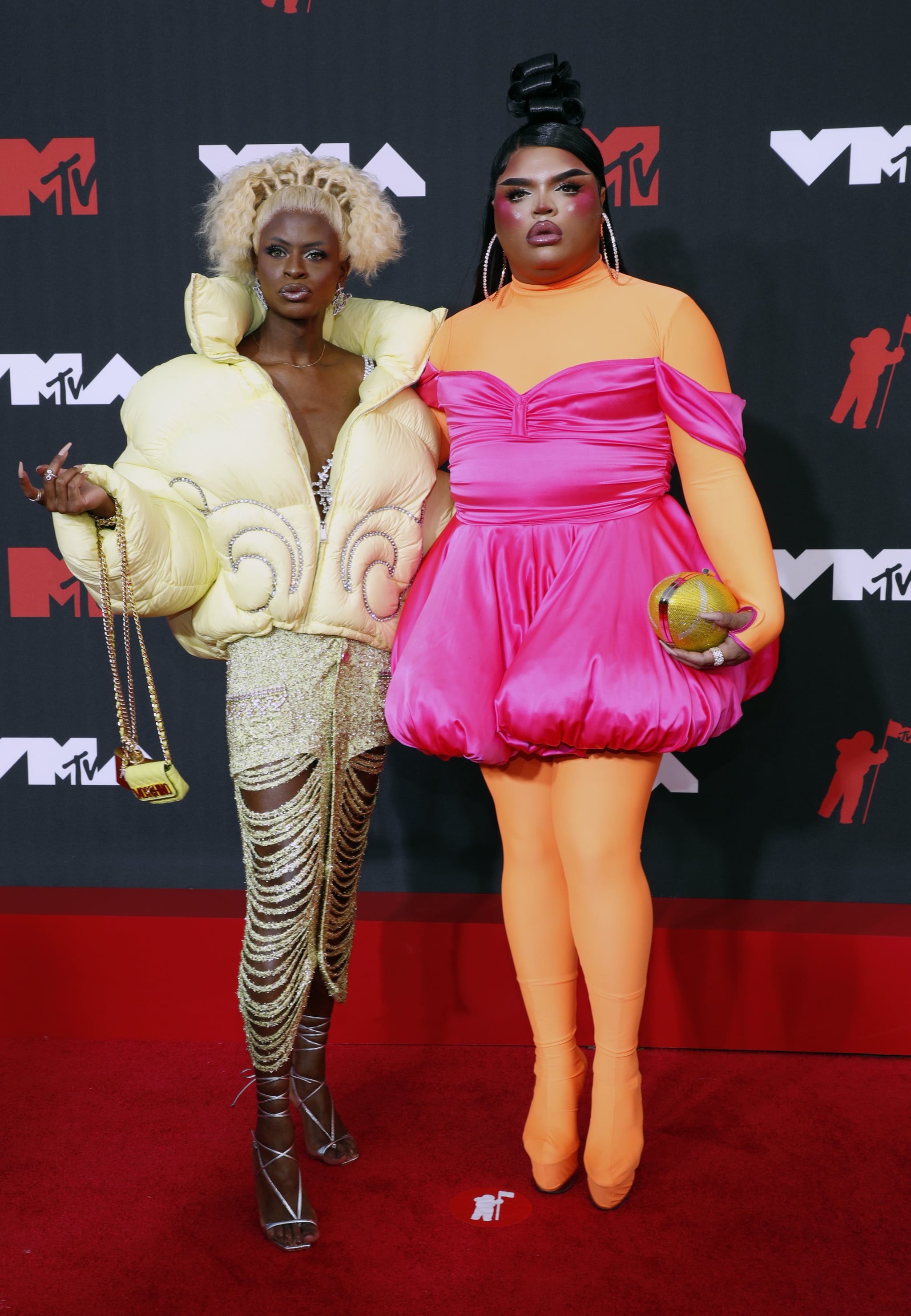 Symone and Kandy Muse at the 2021 MTV VMAs