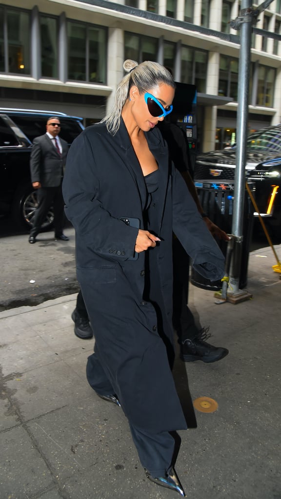 Kim Kardashian's Divisive "Wet Flip Bun" Hairstyle