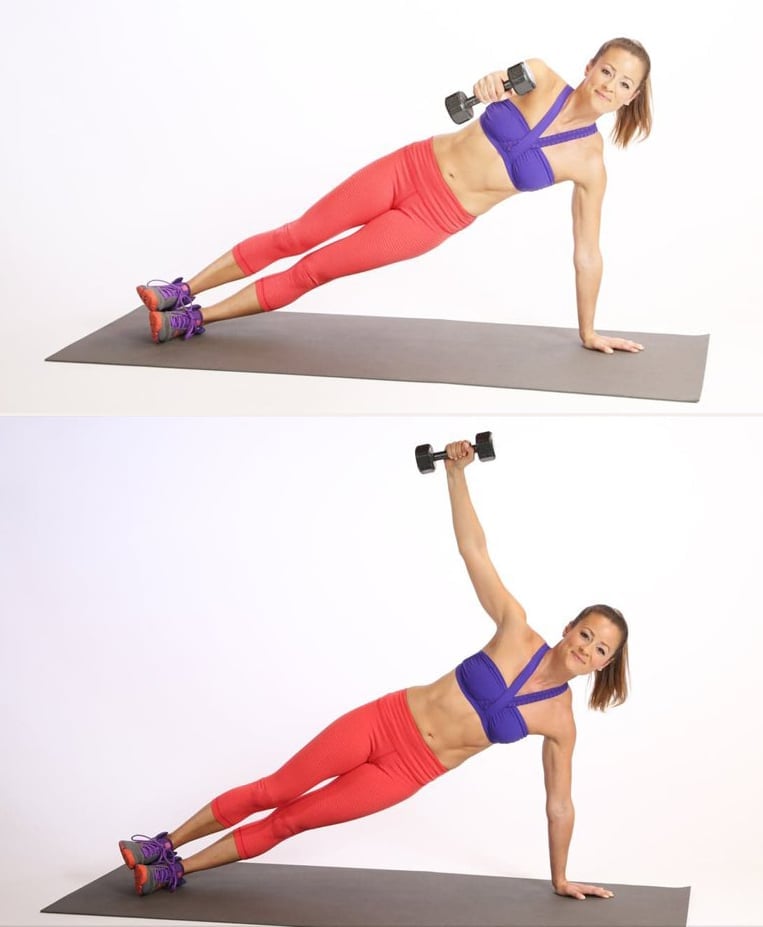 Side Plank Rotator Press