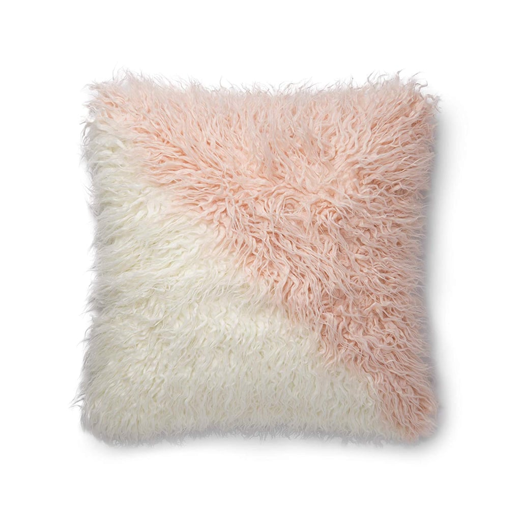 Now House by Jonathan Adler Faux Mongolian Fur Pillow