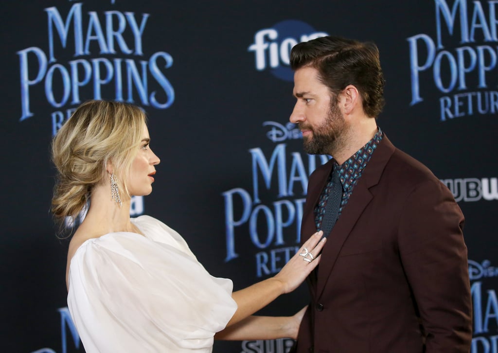 Emily Blunt and John Krasinski Mary Poppins Premiere Photos