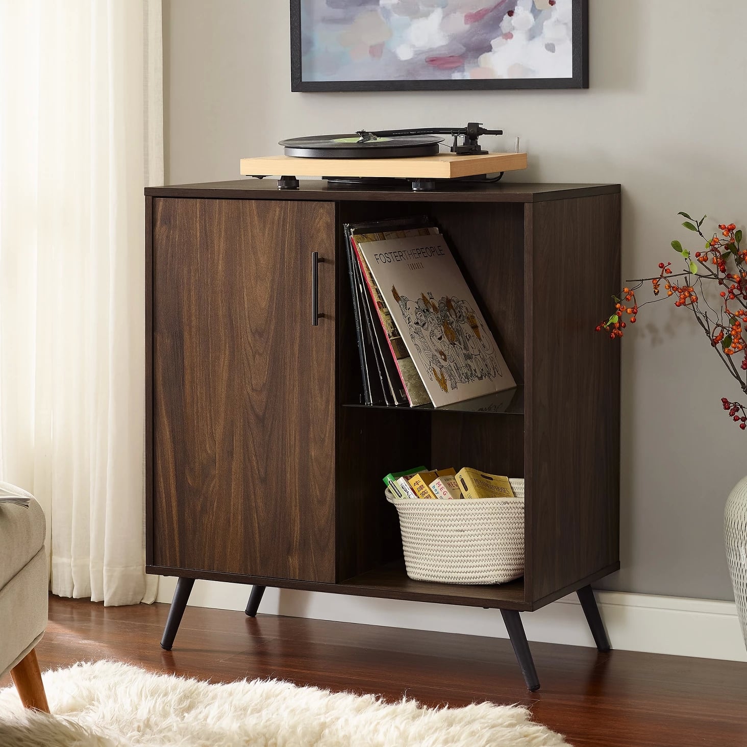 target wood tv stand