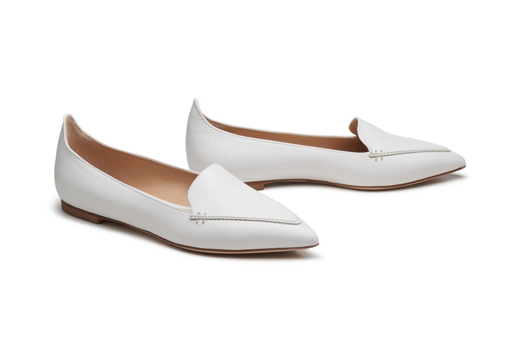 Give your Winter whites a Springtime feel with these flats by M. Gemi ($228).