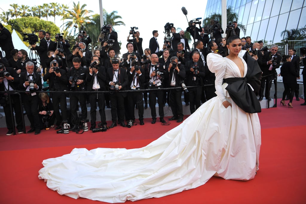 Deepika Padukone White Dress at Cannes 2019