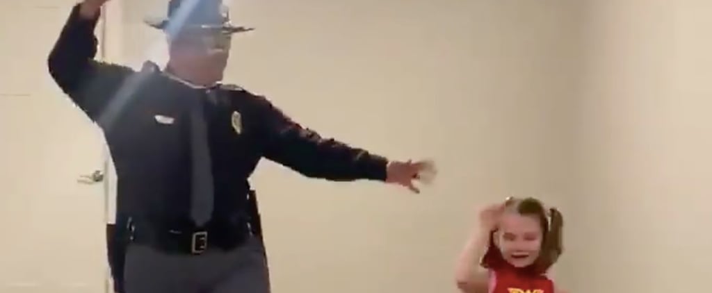 Dad Dances With Daughter When Recital Is Postponed | Video