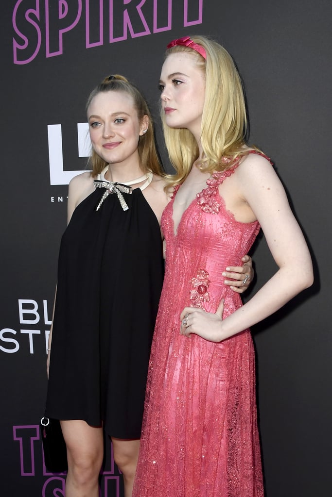 Dakota And Elle Fanning At Teen Spirit Premiere April 2019 Popsugar 9456