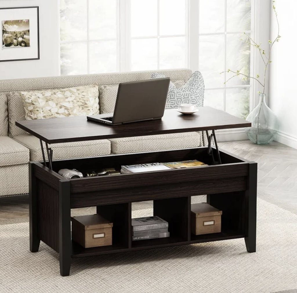 A Multipurpose Coffee Table: Manosque Lift Top Coffee Table With Storage