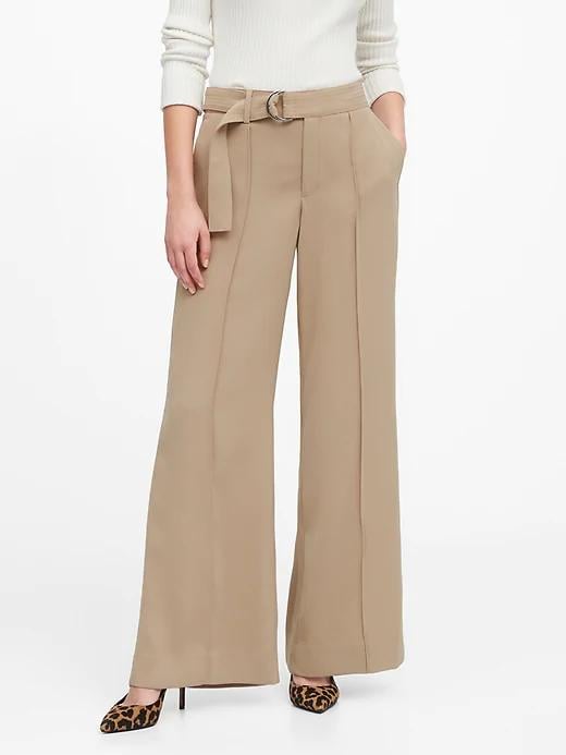 High-Rise Wide-Leg Utility Pant