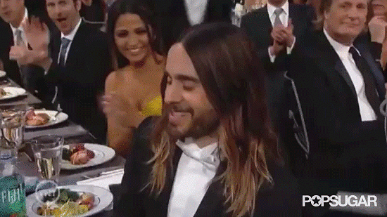 Jared Leto gave his mom, Constance, a kiss before accepting his SAG Award.
Source: TNT