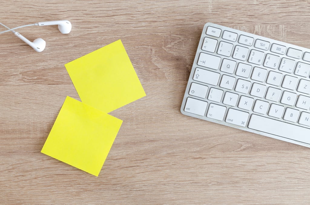 Secretly scatter Post-it notes around for each other to find.