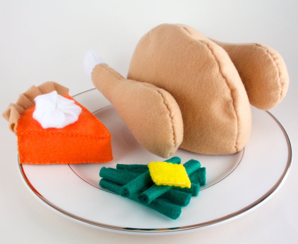 Thanksgiving Dinner Felt Toys