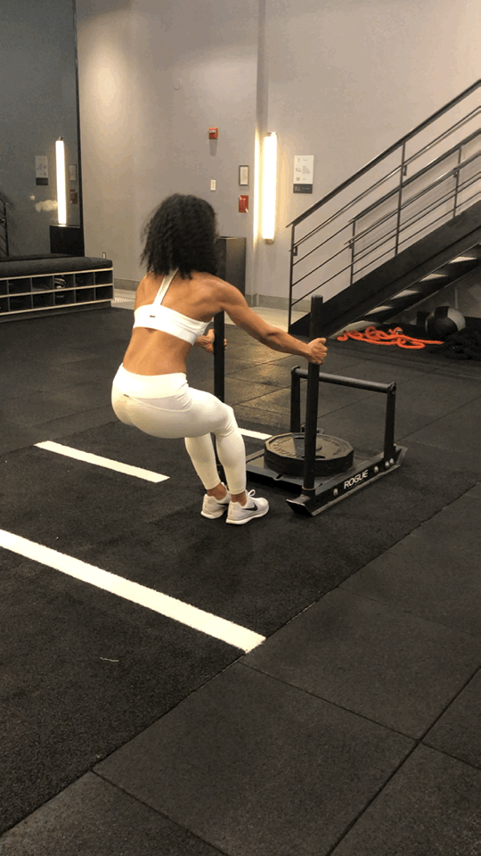 Full Body Sled Workout POPSUGAR Fitness